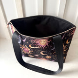 Celestial Suns & Moons Tote Bag