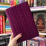 Sweater Weather - Plum - Fabric Dust Cover