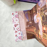 Bookish Valentine -  Fabric Dust Cover