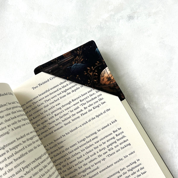 Night Library Fabric Bookmark