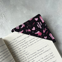 In my Cowboy Era Fabric Bookmark