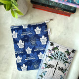 Go Leafs Go -  Zippered Book Sleeve