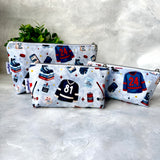 Hockey Romance - First Period - Canvas Zipper Pouch