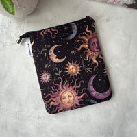 Celestial Suns & Moons e-reader Zippered Sleeve