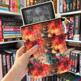 Grungy Autumn - Water Resistant e-reader Zippered Sleeve