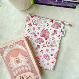 Bookish Valentine -  Zippered Book Sleeve