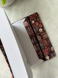 Antique Bookshelf -  Fabric Book Dust Cover
