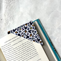 Animal Print Mouse Ears Fabric Bookmark