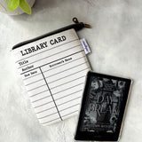 Library Card e-reader Zippered Sleeve