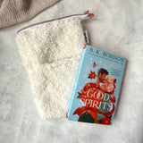 Snow Day Sherpa - Zippered Book Sleeve