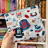 Hockey Romance - Second Period - e-reader Zippered Sleeve