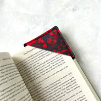Blood Splatter Fabric Bookmark