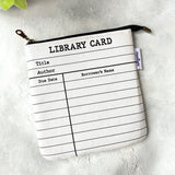 Library Card e-reader Zippered Sleeve