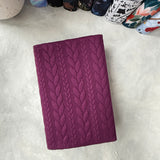 Sweater Weather - Plum - Fabric Dust Cover