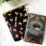 Gold Dragons -  Zippered Book Sleeve