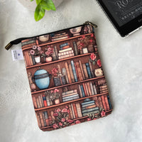 Antique Bookshelf - e-reader Zippered Sleeve