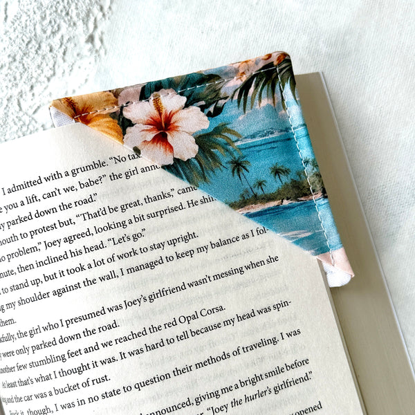 Life’s a Beach Fabric Bookmark