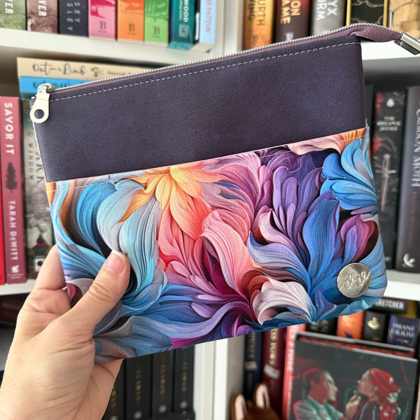 Rainbow Fractals e-reader Zippered Sleeve