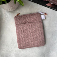 It’s Sweater Weather - Dusty Rose e-reader Zippered Sleeve