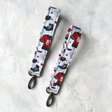 Hockey Romance - Third Period - Fabric Keychain Wristlet
