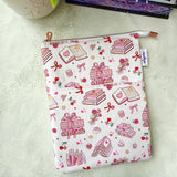 Bookish Valentine -  Zippered Book Sleeve