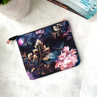 Night Peonies - e-reader Zippered Sleeve