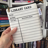 Library Card e-reader Zippered Sleeve
