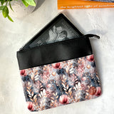 Misty Rose Garden e-reader Zippered Sleeve