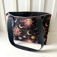Celestial Suns & Moons Tote Bag