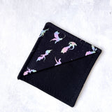 Iridescent Dragons Fabric Bookmark