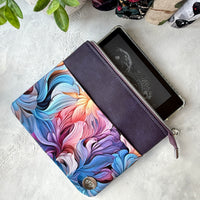 Rainbow Fractals e-reader Zippered Sleeve