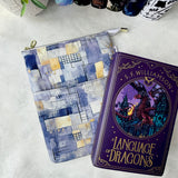 Patchwork - Water Resistant Zippered Book Sleeve