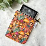 Woodland Shrooms - Water Resistant e-reader Zippered Sleeve