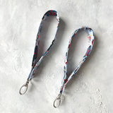 Hockey Romance - Second Period - Fabric Keychain Wristlet