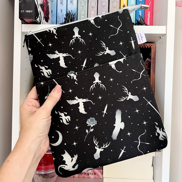 Fantasy Books -  Zippered Book Sleeve