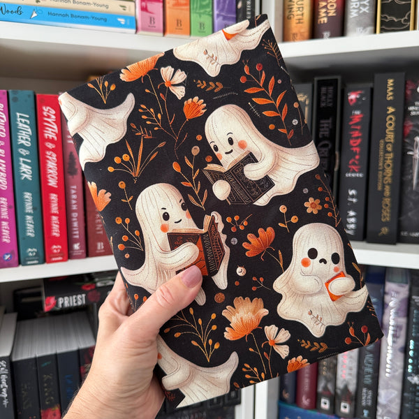 Literary Ghosties -  Fabric Dust Cover