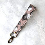 A Love Letter to Books - Fabric Keychain Wristlet