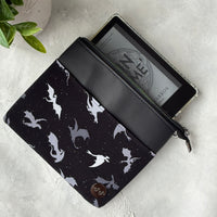 Monochromatic Dragons e-reader Zippered Sleeve