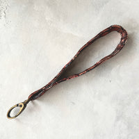 Antique Bookshelf - Fabric Keychain Wristlet