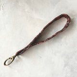 Antique Bookshelf - Fabric Keychain Wristlet