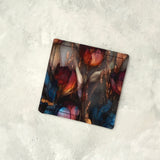 Midnight in Bloom Fabric Bookmark