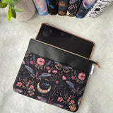 Mystic Moths Tablet/Laptop Zippered Sleeve