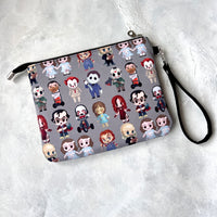 Halloween Horror e-reader Zippered Sleeve with wristlet