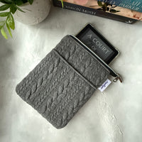 It’s Sweater Weather - Storm -  Zippered Book Sleeve