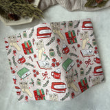 Cozy Christmas - Fabric Dust Cover