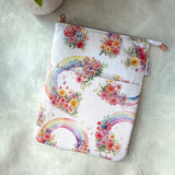Where Rainbows Bloom - Zippered Book Sleeve