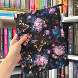 Night Peonies - Zippered Book Sleeve