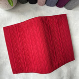 Sweater Weather - Crimson - Fabric Dust Cover