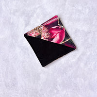 Oversized Geometric Floral Fabric Bookmark