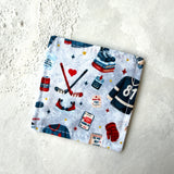 Hockey Romance - First Period - Fabric Bookmark